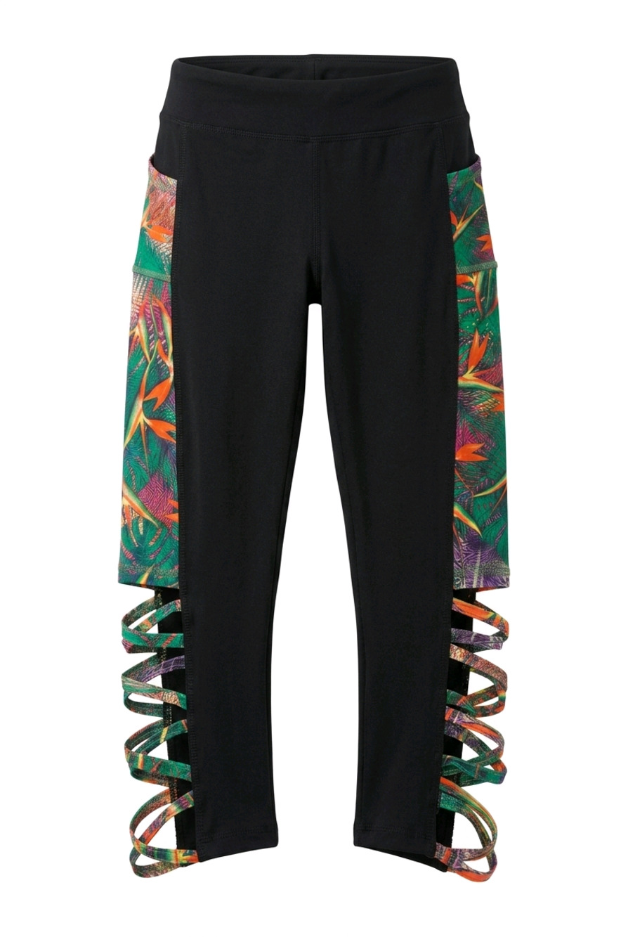 NWT Take A Walk Bird-Of-Paradise Leggings size Small
